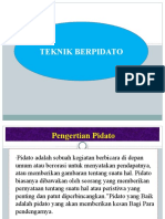 Teknik Berpidato