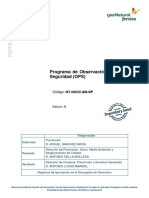 Programa de Observación Preventiva de Seguridad