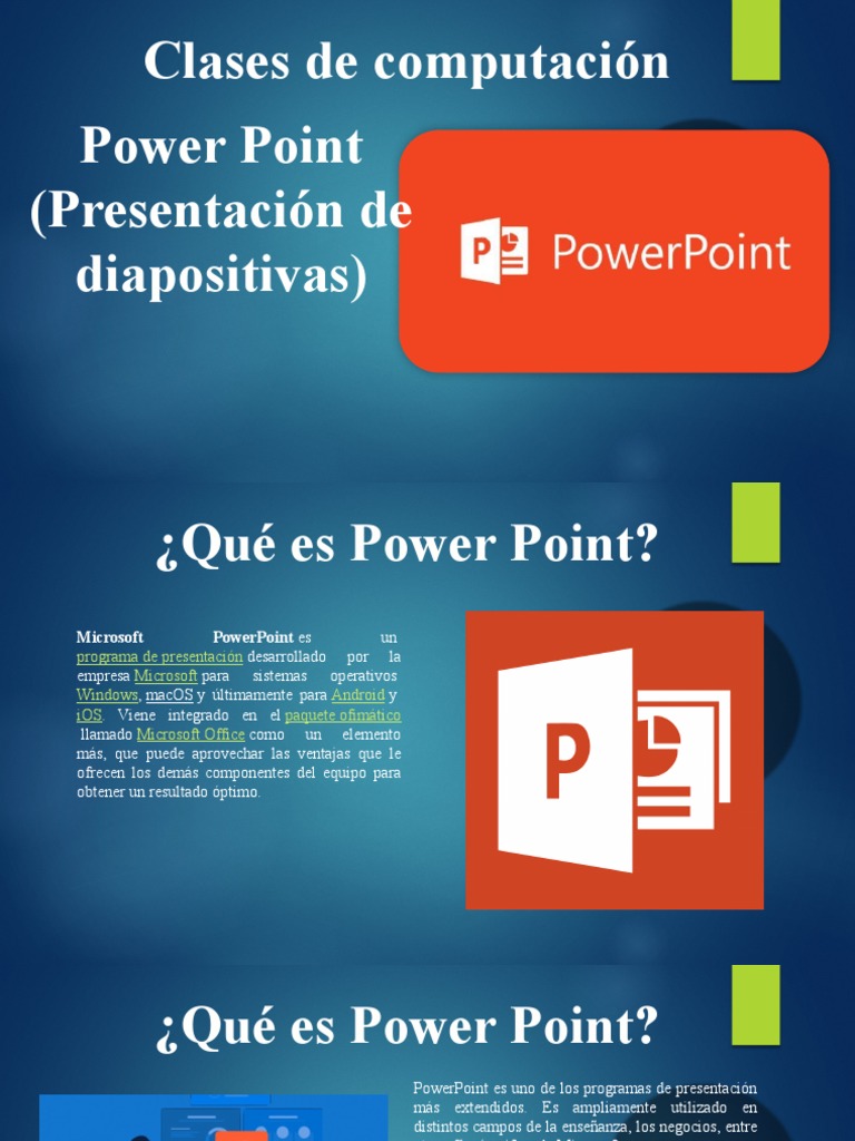 Clase Power Point Teens 1-4 | PDF | Microsoft PowerPoint | Software, image size:768x1024