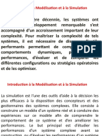 Cours 1 Introduction à La Modélisation Et à La Simulation