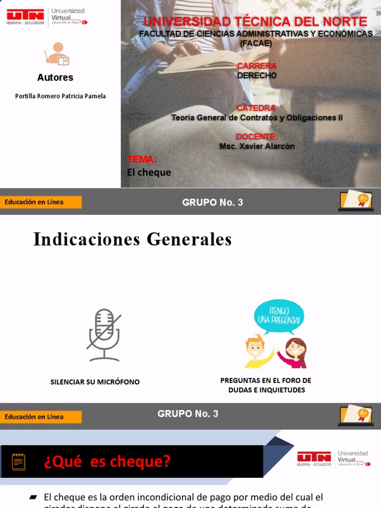 El Cheque Pdf Cheque Bancos