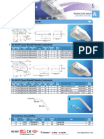 S3 250 W and 400 W Classic Model Polyester Luminaries Specifications