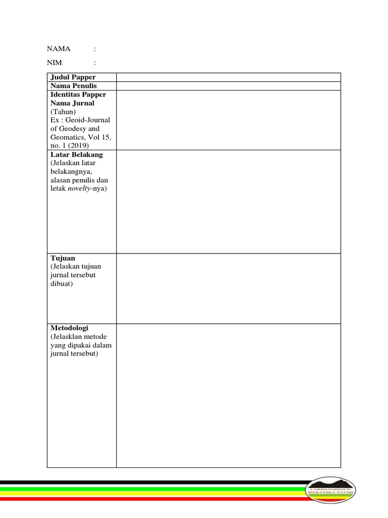 Format Resume Jurnal | PDF