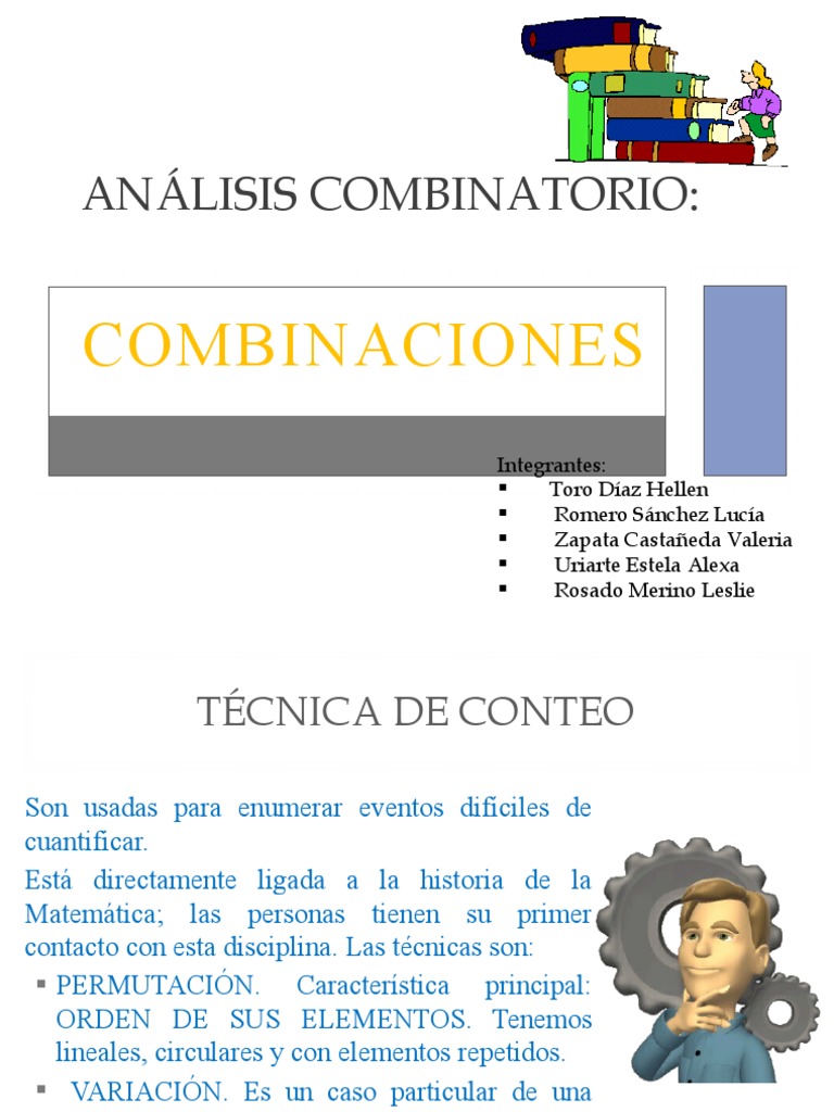 Análisis Combinatorio y Combinaciones | PDF | Combinatoria | Permutación