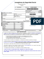 Instituto Nicaragüense de Seguridad Social: Factura NOV/2022 Vigente