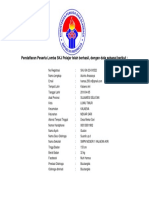 Pendaftaran Peserta Lomba SKJ Pelajar Telah Berhasil, Dengan Data Sebagai Berikut