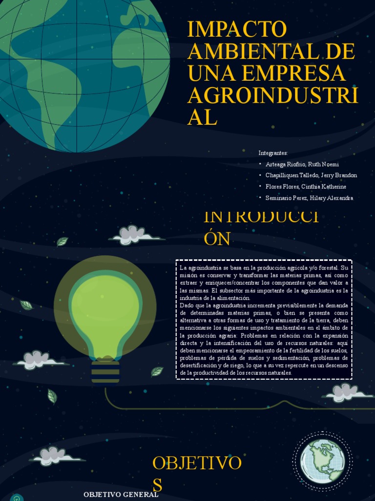 Impacto Ambiental de la Agroindustria en Perú | PDF | Residuos ...