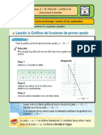 Contenido 8 - Semana 3 - IV Parcial - Gráfica de Funciones Lineales