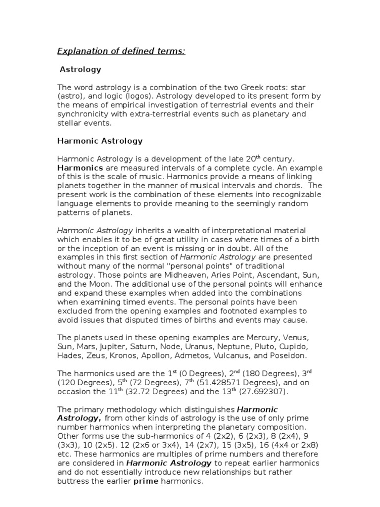 16th harmonic astrology