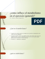 Cómo Influye El Metabolismo en El Ejercicio