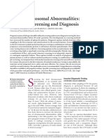 Fetal Chromosomal Abnormalities - Antenatal Screening and Diagnosis