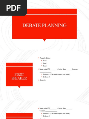 Debate Slides