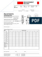 Big End Bearing Housing Bore (Records)