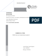 Ejercicios Complementarios Matematica Tarea 2 Capitulo 6