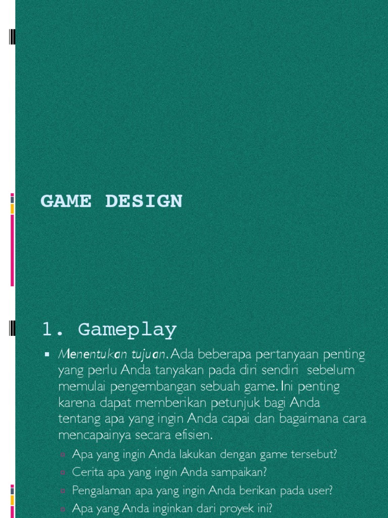 Game Design | PDF