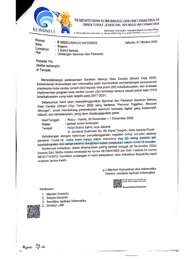 Undangan Seminar Dan Pameran | PDF