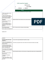 Comprehension Lesson Plan