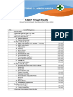 Poster Tarif Pelayanan