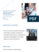 Apalancamiento Financiero Operacion de Leasing Contratos Futuros Presupuesto de Efectivo