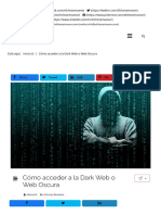 Cómo Acceder A La Dark Web o Web Oscura