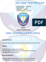 Bahan Ajar - Materi Permintaan Dan Penawaran (Hand Out)