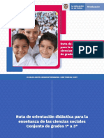 Guia Grados 1° - 3° Ciencias Sociales