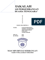 MAKALAH Sejarah Perkembangan Islam Di Asia Tenggara