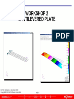 Cantilevered Plate