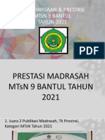 MTsN 9 BANTUL PRESTASI 2021