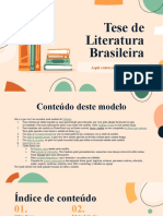 Brazilian Literature Thesis by Slidesgo