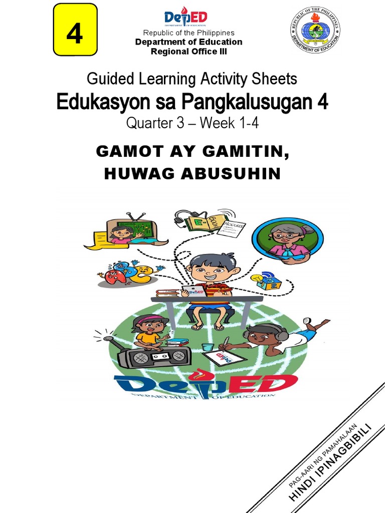3rd Quarter Grade 4 Health LAS Week 1 4 | PDF
