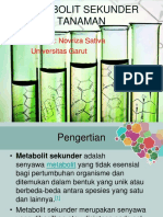 Pertemuan 12 - Metabolit Sekunder