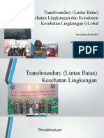 Transboundary (Lintas Batas) Kesehatan Lingkungan Dan Komitmen Internasional