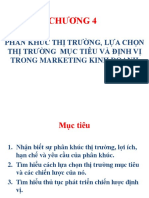 Chuong 4-Phan Khuc Thi Truong - Xac Dinh Thi Truong Muc Tieu Va Dinh Vi