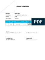 4.jadwal Mengajar