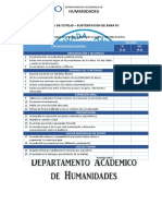 Lista de cotejo - Sustentación de ensayo