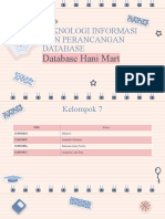 DATABASE HANI MART