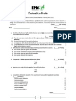 Final Assessment Covid Vaccination Course FR