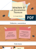 Estructura de Los Documentos Técnicos