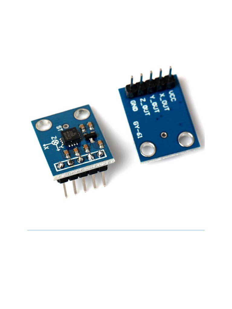 3 Axis Accelerometer | PDF | Accelerometer | Analog To Digital Converter