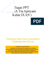 Tugas PPT Teknologi Pada Sitem Reproduksi Tumbuhan Dan Hewan - WPS Office