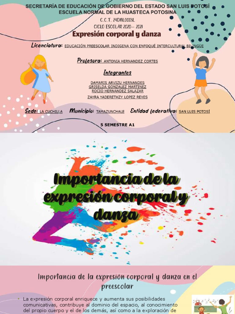 Importancia de la danza en preescolar | PDF | Salud y bienestar