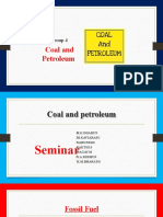 Biology Coal and Petroleum Group New