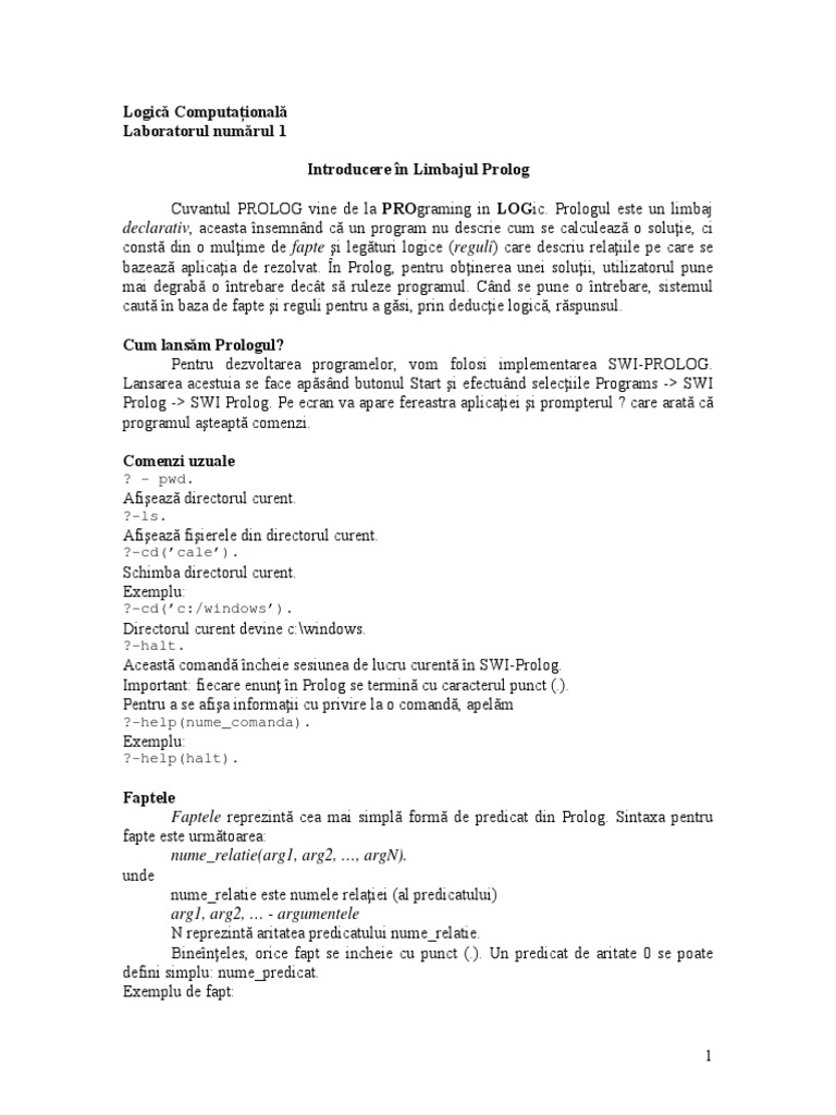 Laborator 1 | PDF
