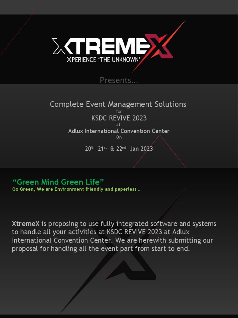 KSDC Revive 2023 Complete Event Management Solutions | PDF | Mobile App ...