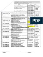 2nd Semester Examination Timetable Morning