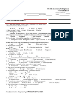 CHE 025 1st Periodic Exam Review