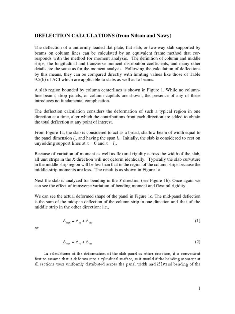 J Slabs Deflection | PDF