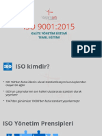 ISO 9001 2015 Sunum Dökümanı
