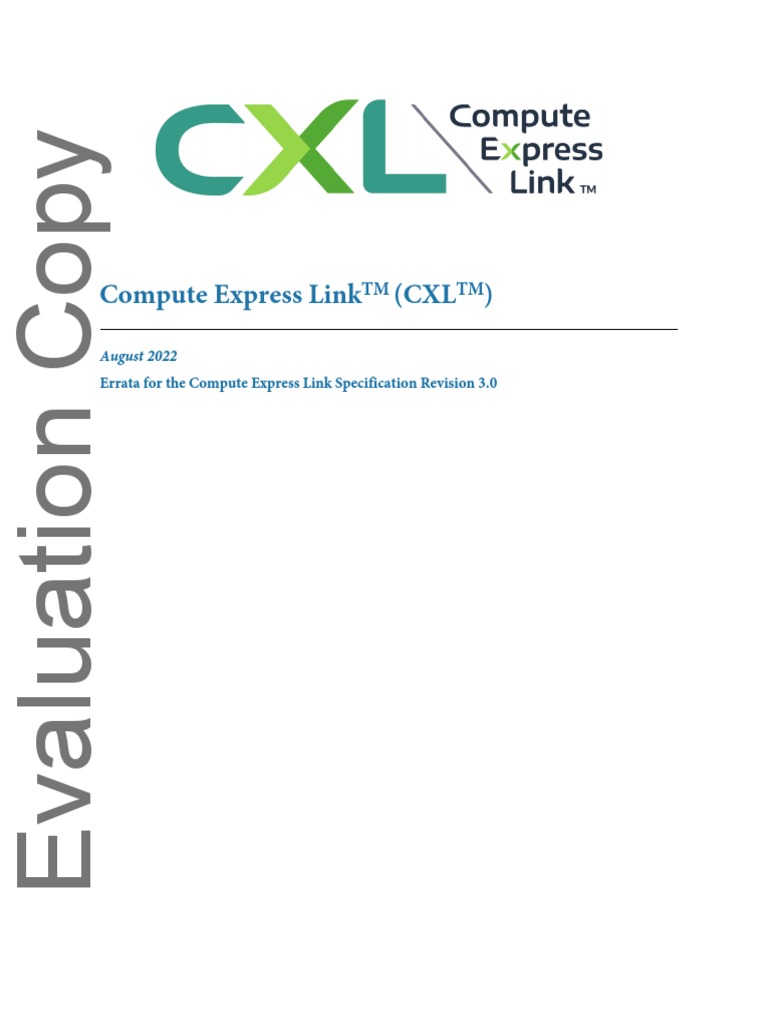 Errata and Clarifications To The Compute Express Link Specification ...
